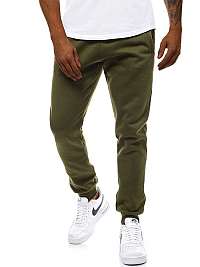 JEDNODUCHÉ KHAKI TEPLÁKY JS/XW01