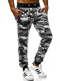 JOGGER TEPLÁKY V ŠEDEJ FARBE JS/KZ15