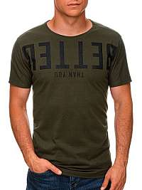Khaki tričko Better S1466