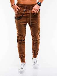 MODERNÉ HNEDÉ JOGGERY P908