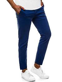 MODERNÉ MODRÉ PÁNSKE CHINOS NOHAVICE B/77005