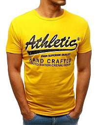 Moderné tričko ATHLETIC žlté