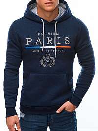 Modrá mikina Premium Paris B1380