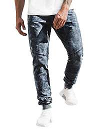 MODRÉ JOGGER NOHAVICE JS/KK1027