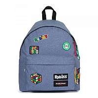 Modrý ruksak s nášivkami Eastpak Rubik