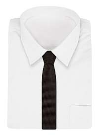 Netradičná čierna kravata pre pánov
