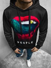 Originálna čierna mikina People JS/B10113