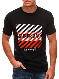 Originálne čierne tričko Super Day S1492