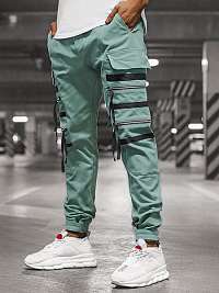 Originálne joggery v mätovej farbe G/11146