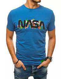 Originálne nebesky modré tričko s potlačou NASA