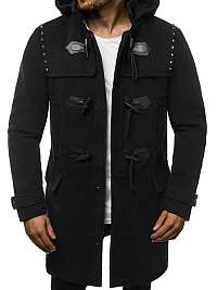 Originálny čierny pánsky kabát O/88870