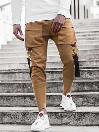 Pánske hnedé joggery G/11133