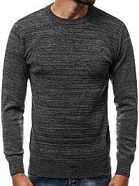 Pánsky grafitový sveter s jemným vzorom HR/1838Z