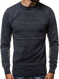 Pánsky indigo sveter s jemným vzorom HR/1838Z