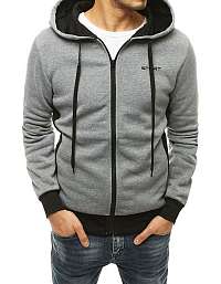 Perfektná šedá mikina na zips SPORT