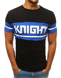 Perfektné čierne tričko KNIGHT