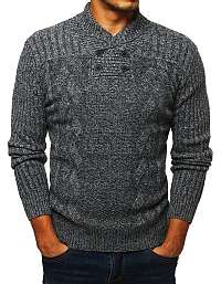 Perfektný sveter v šedej farbe