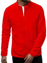 Pohodlná červená mikina na zips JS/HH016/5