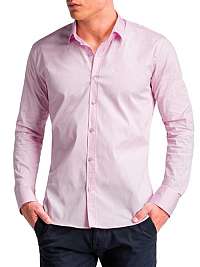 Ružová štýlová košeľa k504