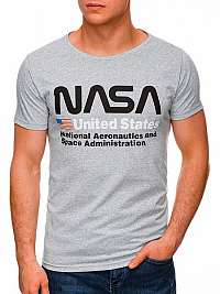 Šedé tričko NASA S1436