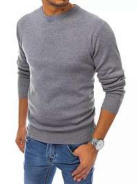 Šedý jednoduchý sveter