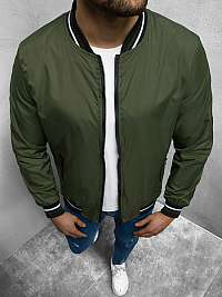 Štýlová zelená prechodná bunda JS/M10289