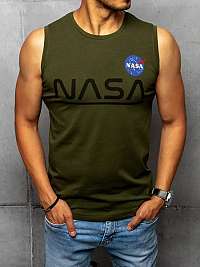 Štýlové khaki tielko Nasa