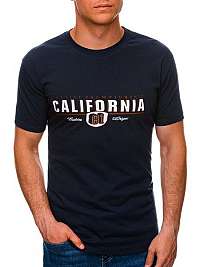 Štýlové tmavo granátové tričko California S1456