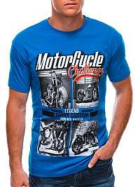 Tmavo-modré tričko MotorCycle S1496