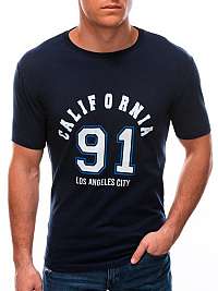Tmavo-modré tričko s potlačou California S1589