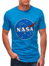 Tmavo-modré tričko s potlačou Nasa S1497