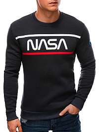 Tmavošedá mikina bez kapucne NASA B1399