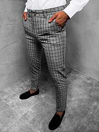 Tmavošedé elegantné nohavice DJ10