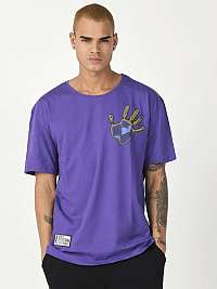 Trendové fialové tričko MR/21538