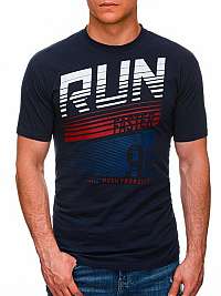 Trendové granátové tričko Run S1429