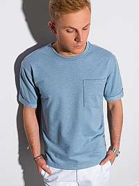 Trendové modré tričko S1371