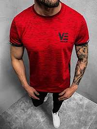 Trendové tričko v červenej farbe JS/SS11123Z
