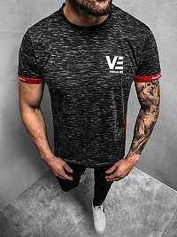 Trendové tričko v čiernej farbe JS/SS11123Z