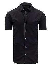 Trendy čierna SLIM FIT košeľa