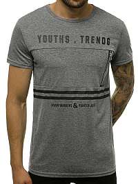 Trendy grafitové tričko JS/SS10973