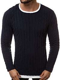 Trendy granátový pánsky sveter MACH/2137
