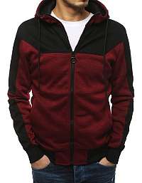 Trendy mikina v bordovej farbe