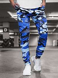 TRENDY PÁNSKE JOGGERY MODRO-ČIERNE A/1003