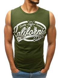 Trendy tielko CALIFORNIA v khaki farbe