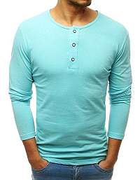 Tričko s dlhým rukávom v krásnej mätovej farbe