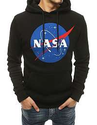Zateplená mikina v čiernej farbe NASA
