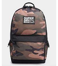 Zelený-maskáčový ruksak SUPERDRY BLOCK EDITION