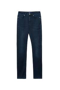 DŽÍNSY GANT SLIM HIGH WAIST SATIN DENIM