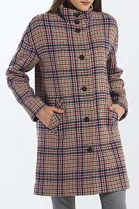 KABÁT GANT D1. CHECKED COCOON COAT