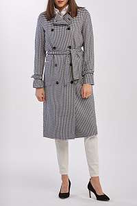 KABÁT GANT D1. GINGHAM FLUID TRENCH COAT